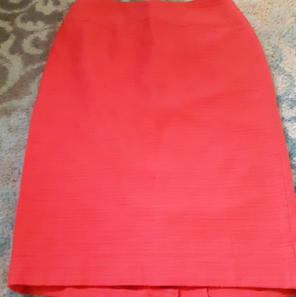 Moulinette soeurs pencil skirt size 4 red
